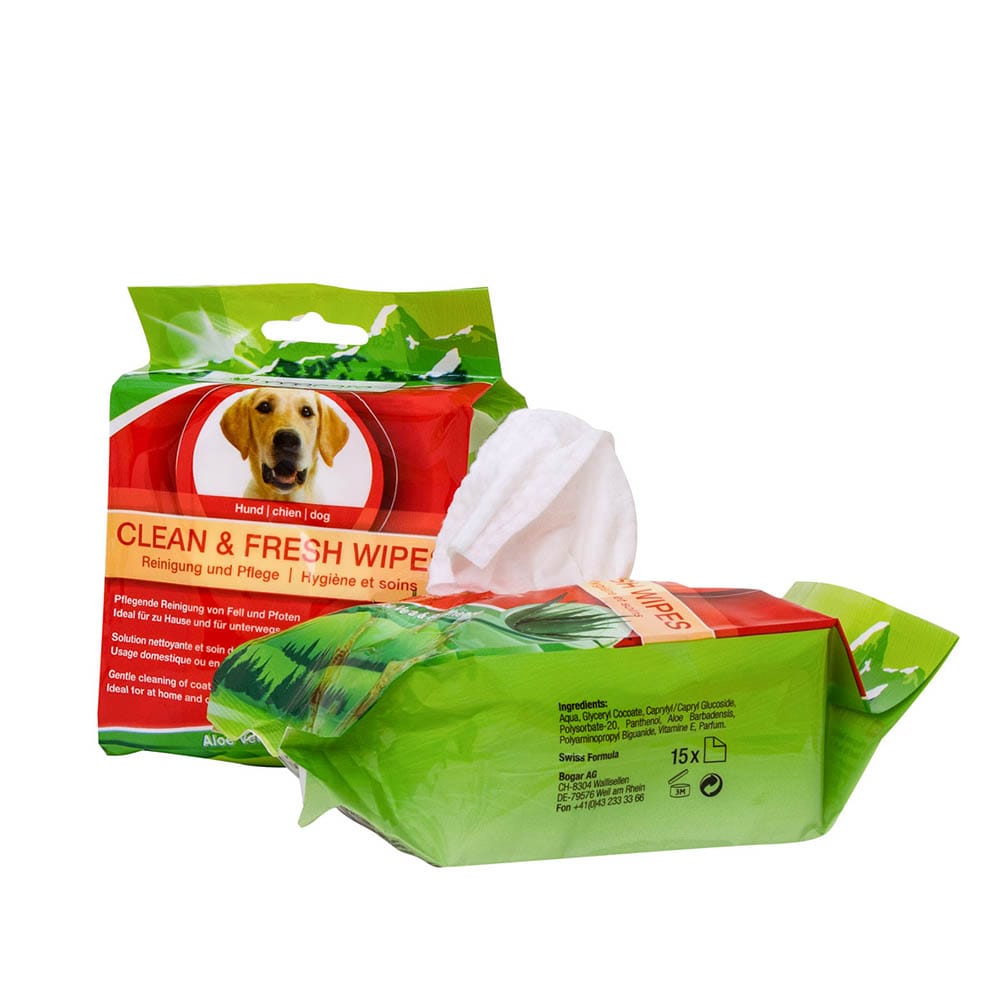 bogacare Clean & Fresh Wipes Hund_1