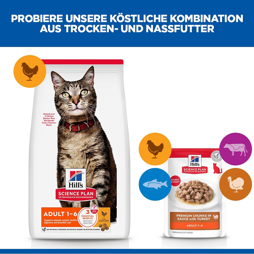 Hills Science Plan Adult Truthahn Nassfutter für Katzen_6