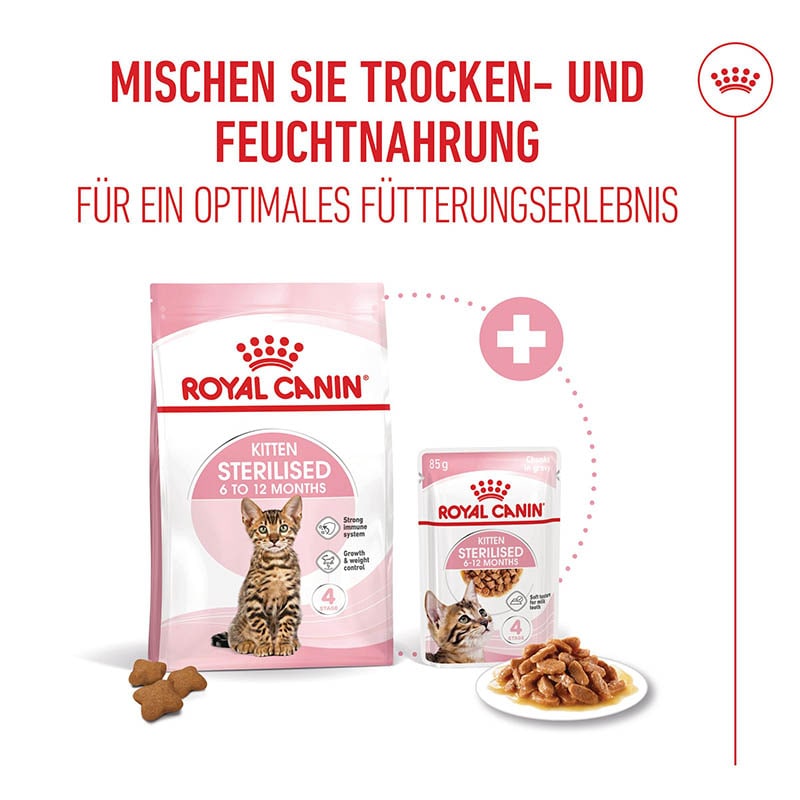 Royal Canin Kitten Sterilised Nassnahrung in Soße für kastrierte Kätzchen_5