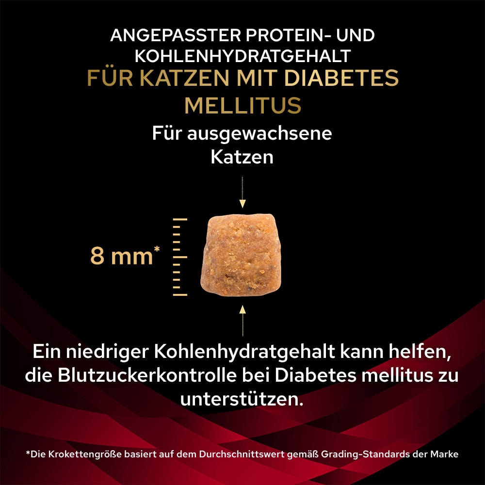 Purina Pro Plan Veterinary Diets DM St/Ox Diabetes Mangement Trockenfutter für Katzen_3