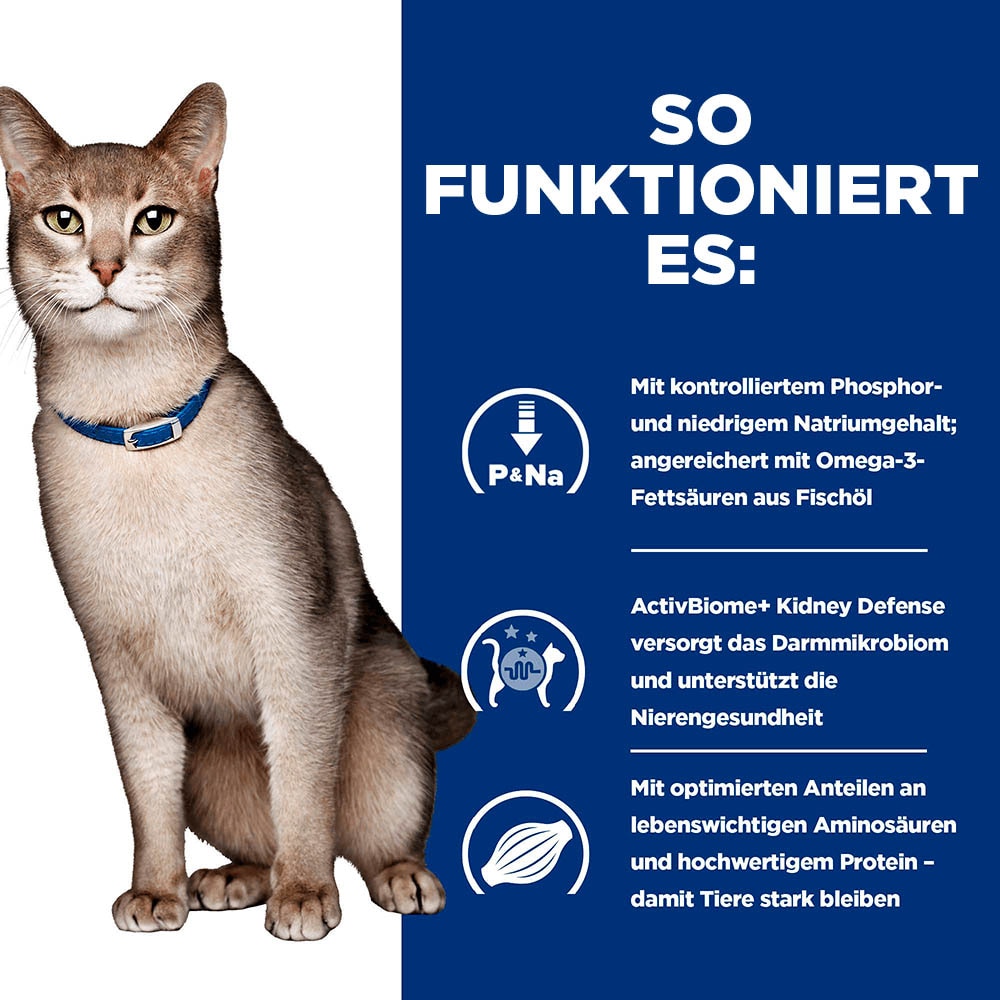 Hills Prescription Diet k/d Kidney Care Trockenfutter für Katzen mit Lachs_4