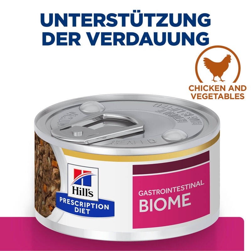Hill's Prescription Diet Gastrointestinal Biome Ragout für Katzen mit Huhn und zugefügtem Gemüse_1