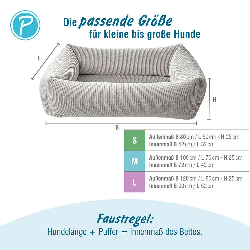 Petlando Like Ortho Bett Luke grau_4