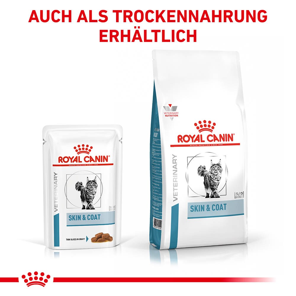 Royal Canin Veterinary Skin & Coat Nassfutter für Katzen_1