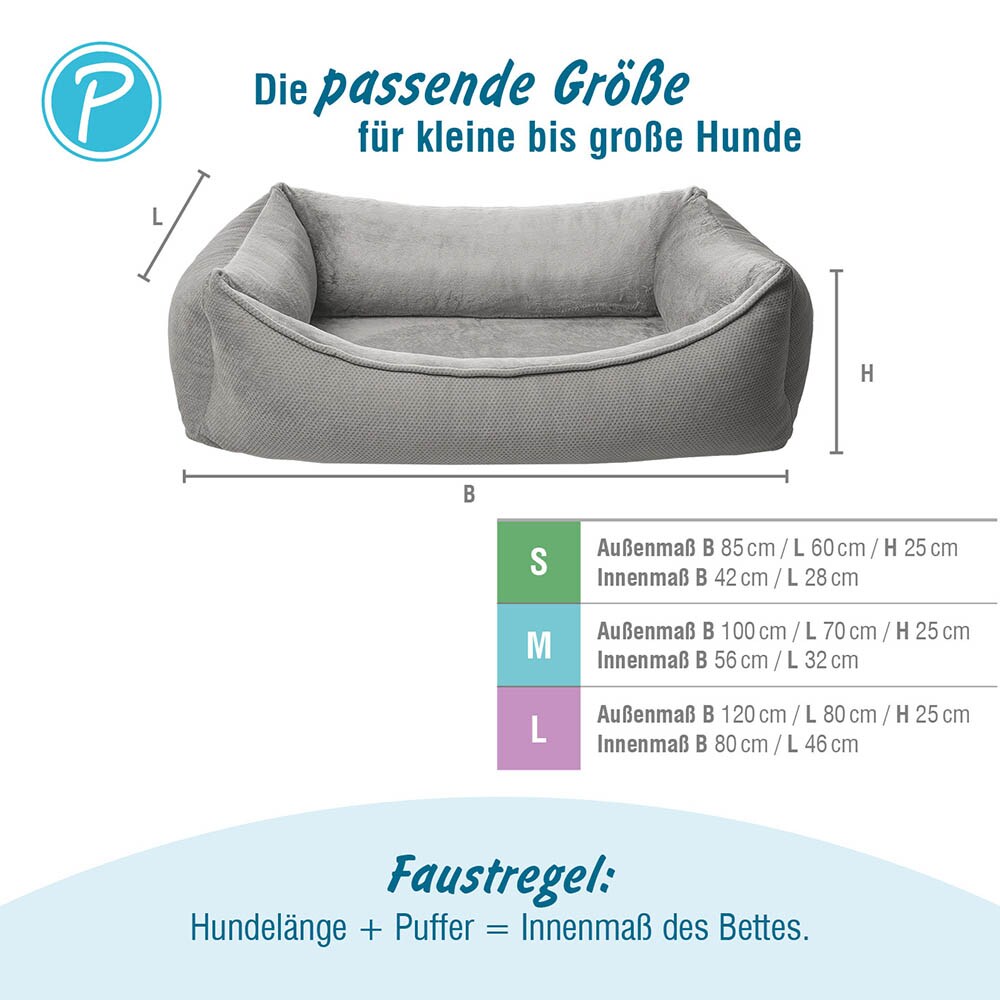 Petlando Like Ortho Bett Lucy grau_4