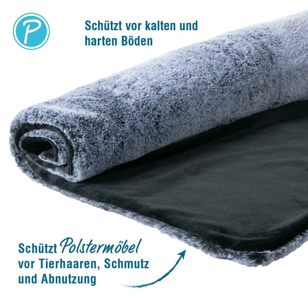 Petlando Kuscheldecke Alaska grau_1