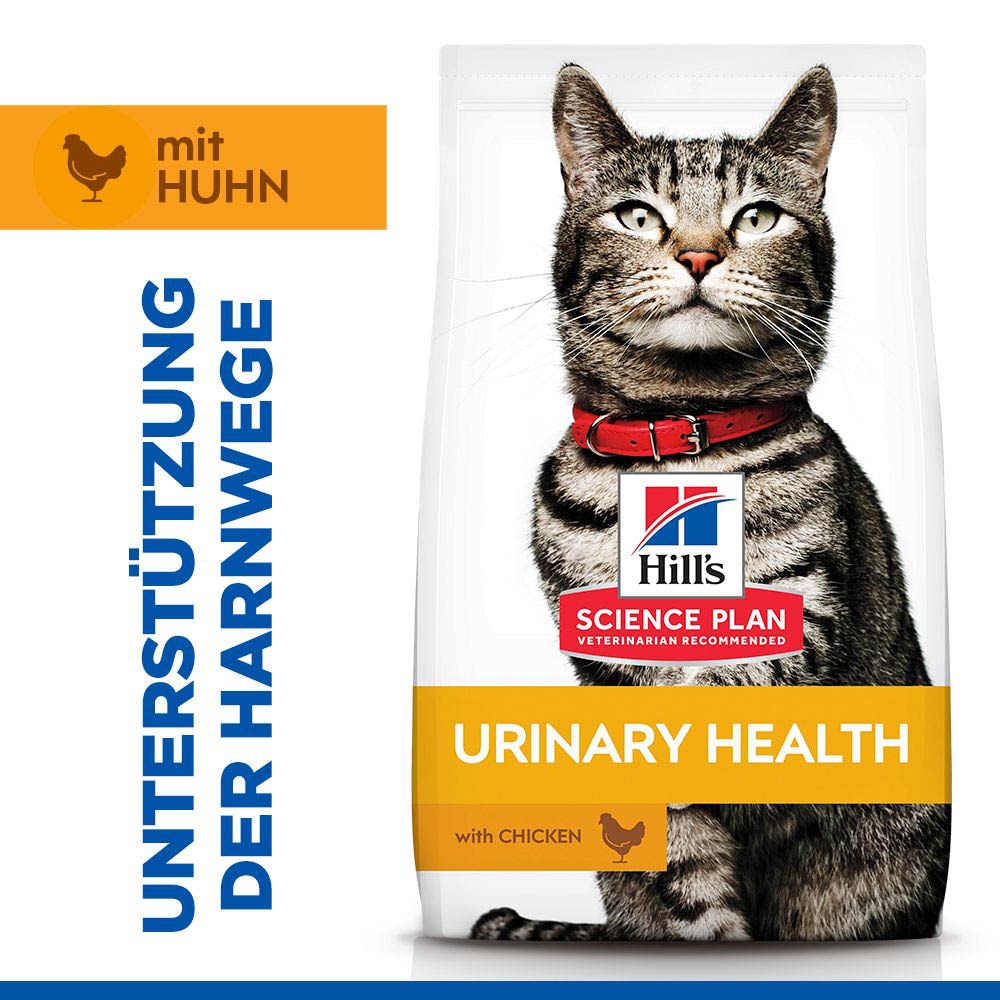 Hills Science Plan Urinary Health Hairball Control Huhn Katze_1