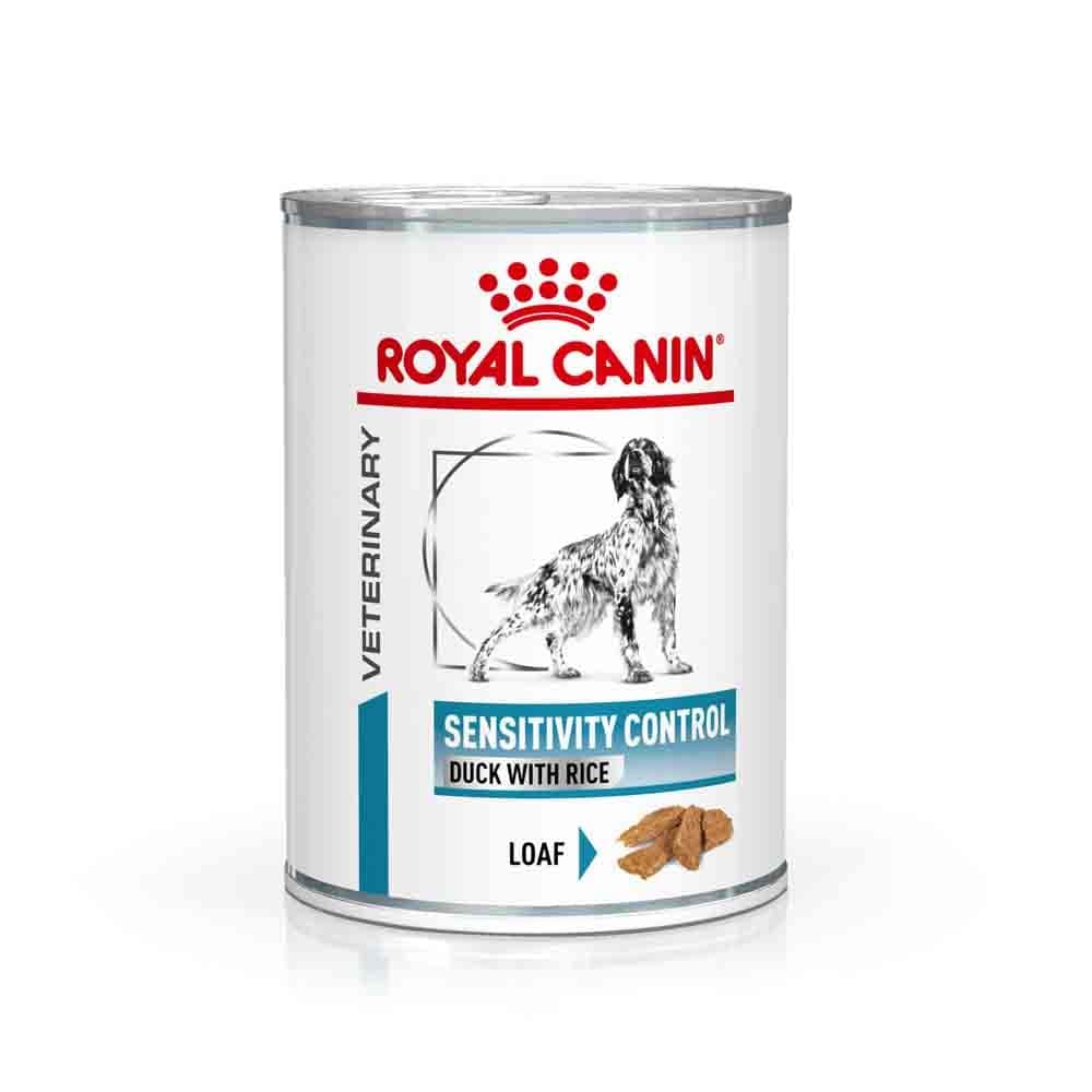 Royal Canin Veterinary  Sensitivity Control  Ente mit Reis Nassfutter für Hunde 410 g