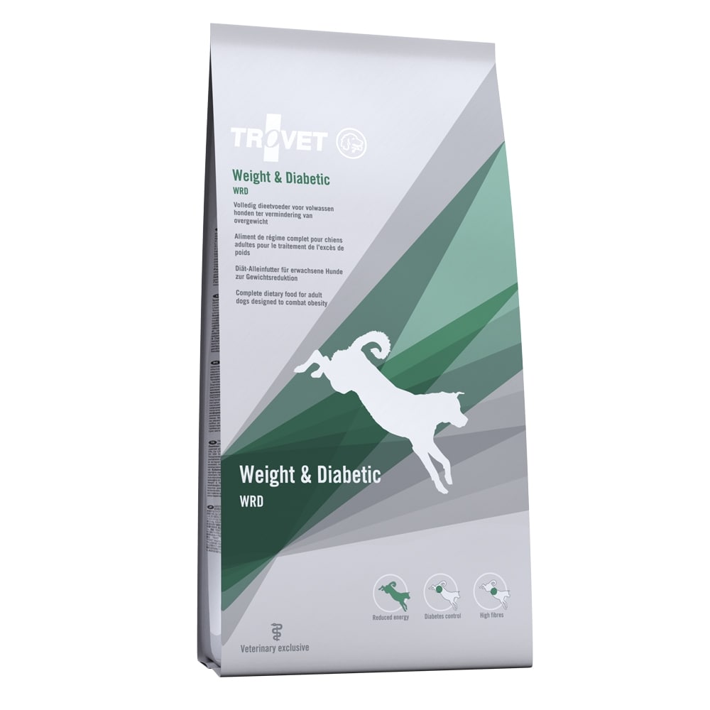 Trovet Weight & Diabetic (WRD) Trockenfutter für Hunde 3 kg