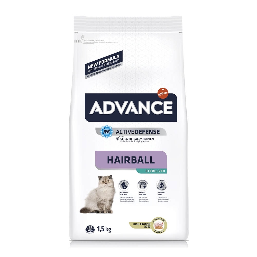 ADVANCE Sterilized Hairball 1,5 kg