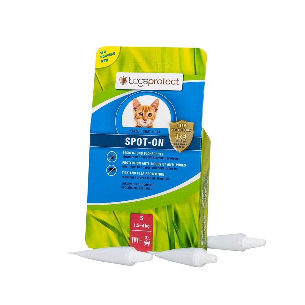 bogaprotect SPOT-ON Katze S 3 x 0,7 ml
