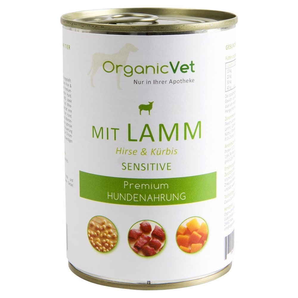 OrganicVet Sensitiv Lamm Nassfutter für Hunde_2