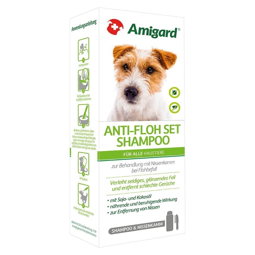 Amigard Antifloh-Set Spezialshampoo und Nissenkamm