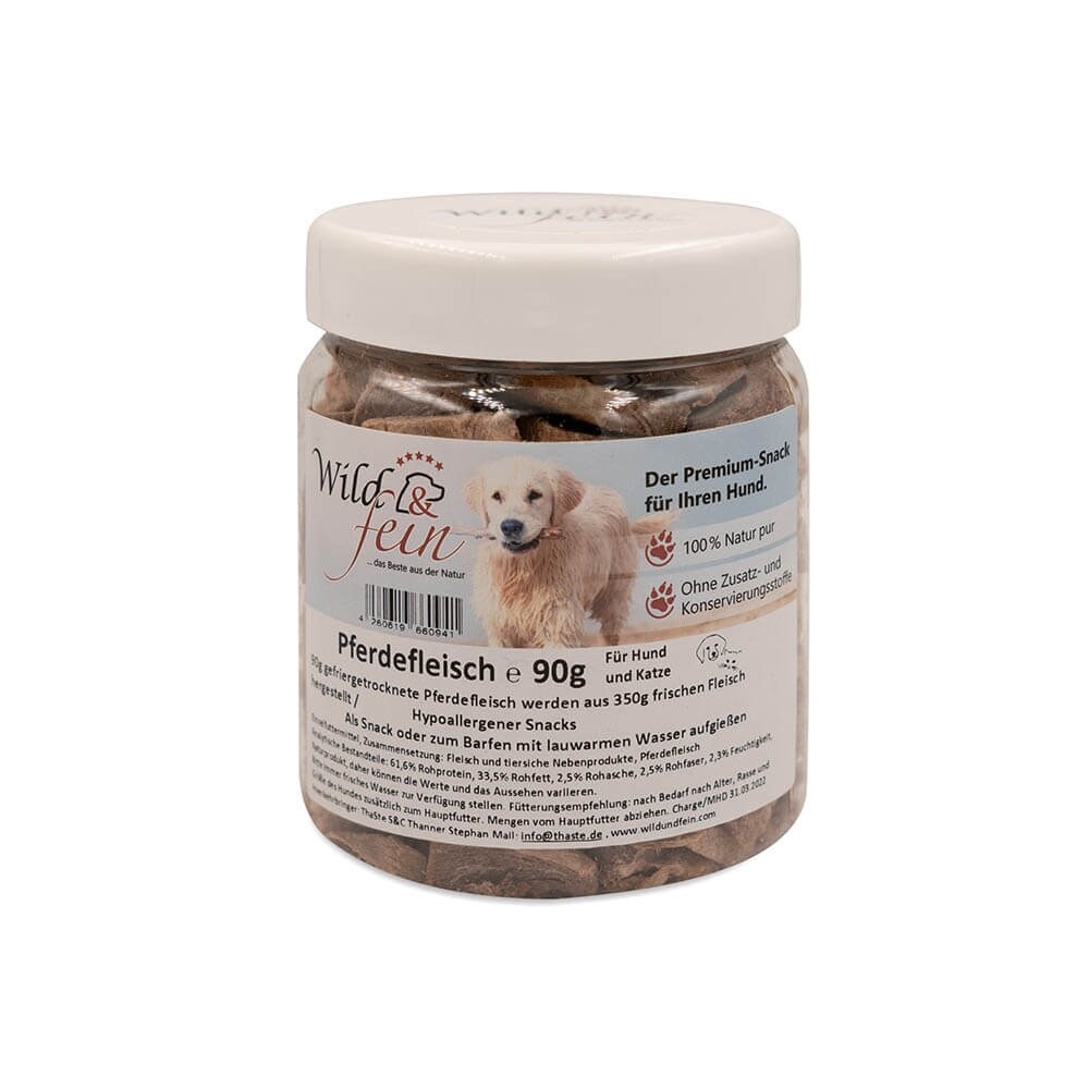 Wild und Fein Pferdefleisch gefriergetrocknet_2