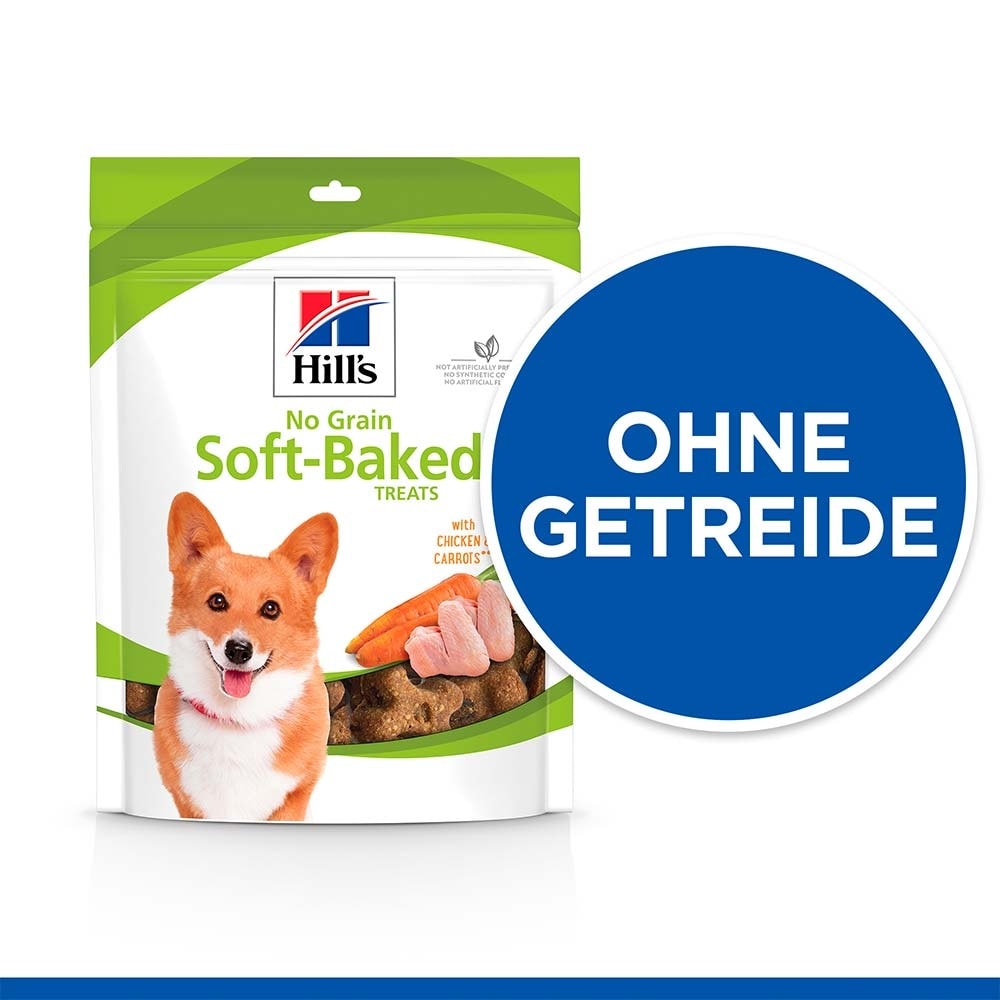 Hills No Grain Soft-Baked Hundesnacks mit Huhn & Karotten 227g