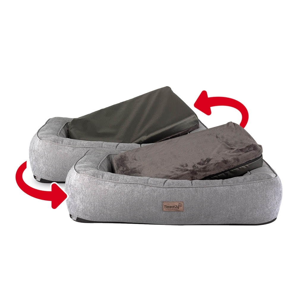 Tierarzt24 Hundebett Warm & Cool Daloa grau_2