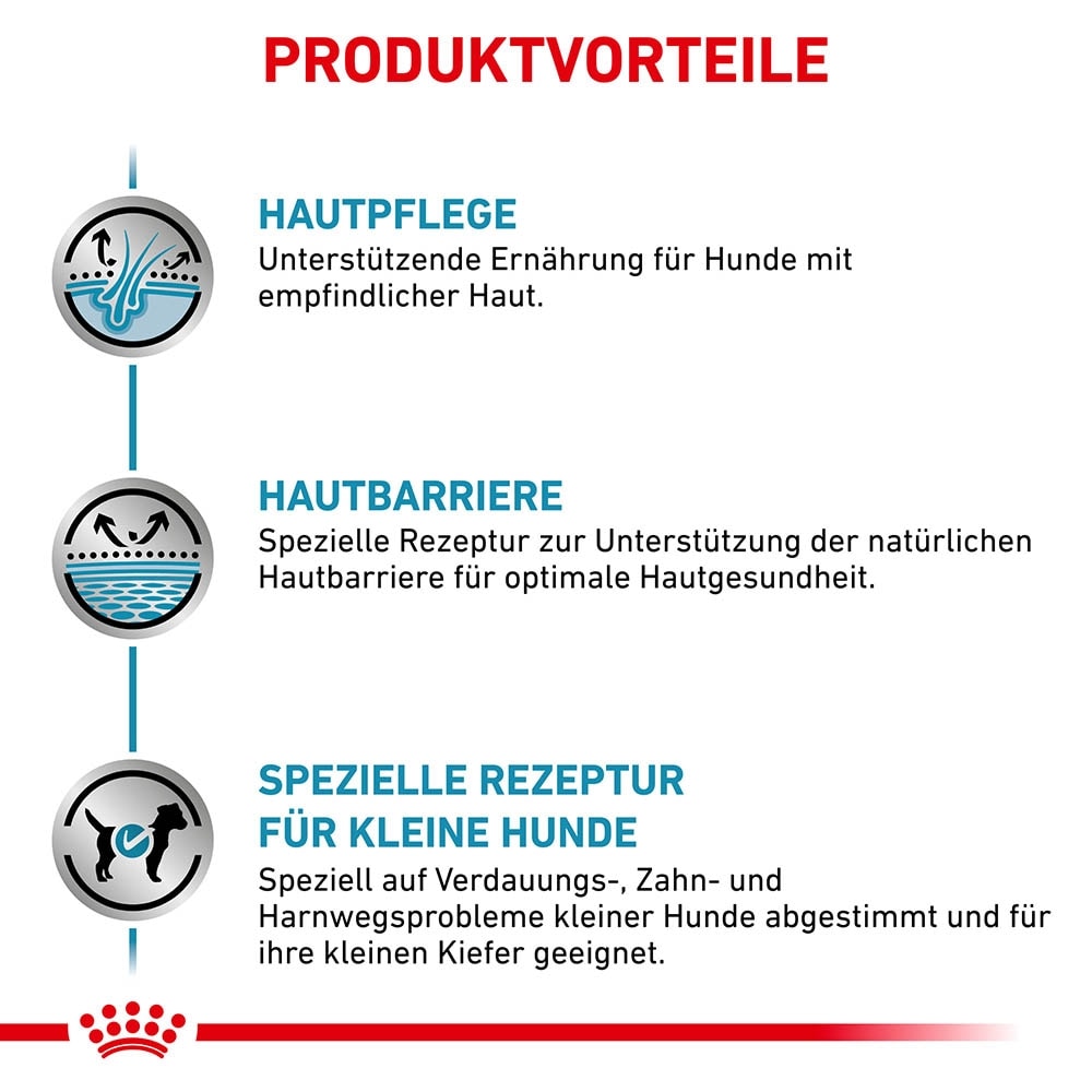 Royal Canin Veterinary Skin Care Small Dogs Trockenfutter für Hunde_4