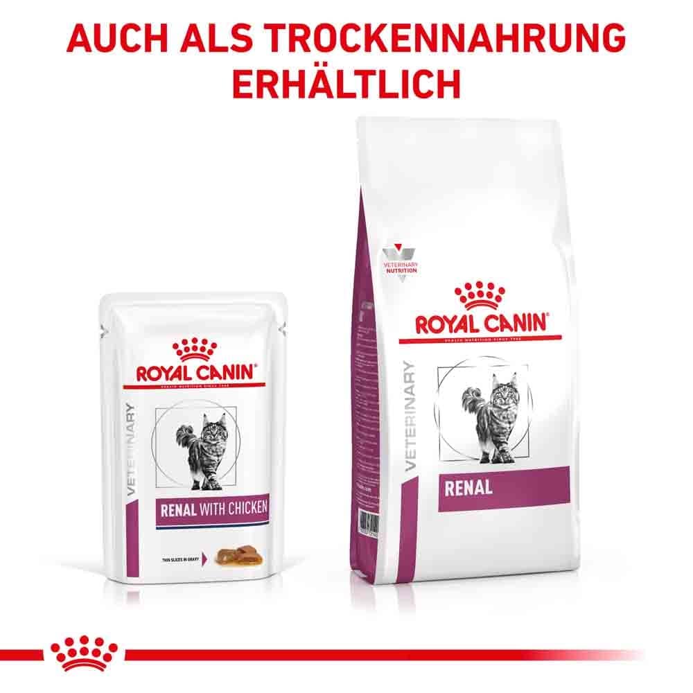 Royal Canin Veterinary Renal Huhn Nassfutter für Katzen_5