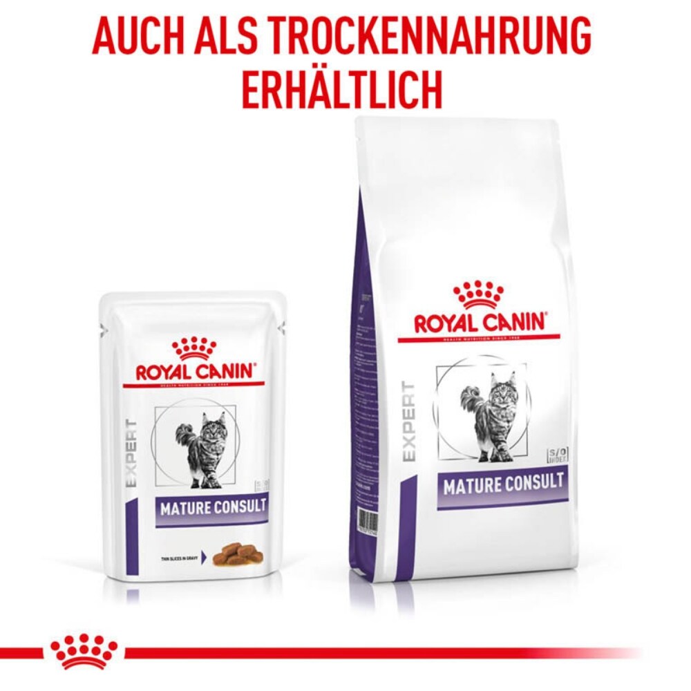 Royal Canin Expert Mature Consult Feine Stückchen in Soße Nassfutter für Katzen_6