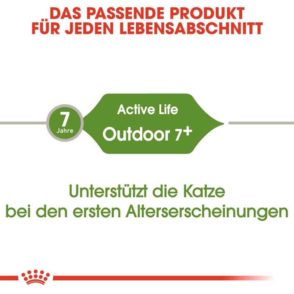 Royal Canin Outdoor 7+ Katzenfutter trocken für ältere Freigänger_3