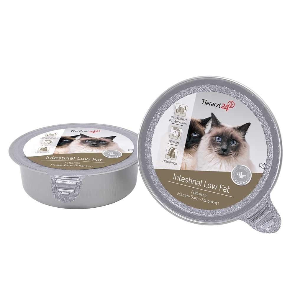 Tierarzt24 Vet Diet Intestinal Low Fat Nassfutter für Katzen 85 g