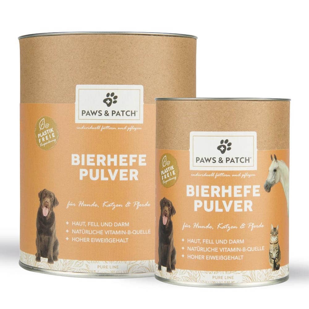 PAWS & PATCH Bierhefe Pulver für Hunde, Katzen und Pferde_3