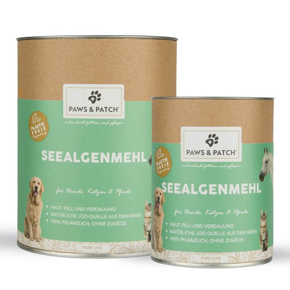 PAWS & PATCH Seealgenmehl Pulver für Hunde, Katzen und Pferde_3