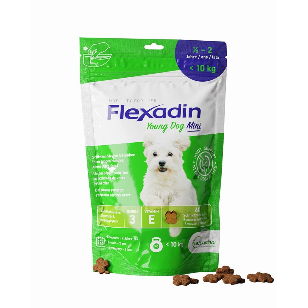 Vetoquinol Flexadin Young Dog Mini 90g = ca. 60 Chews