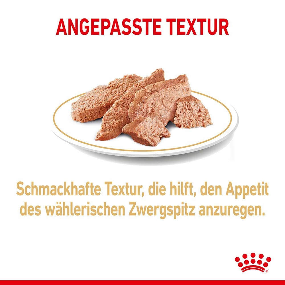Royal Canin Breed Pomeranian Feuchtnahrung für Zwergspitze als Mousse (>8 Monate)_3
