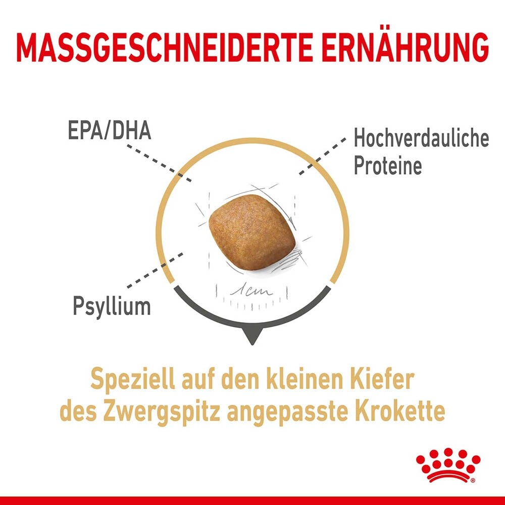 Royal Canin Pomeranian Breed Adult Trockennahrung für ausgewachsene Zwergspitze (>8 Monate) _3