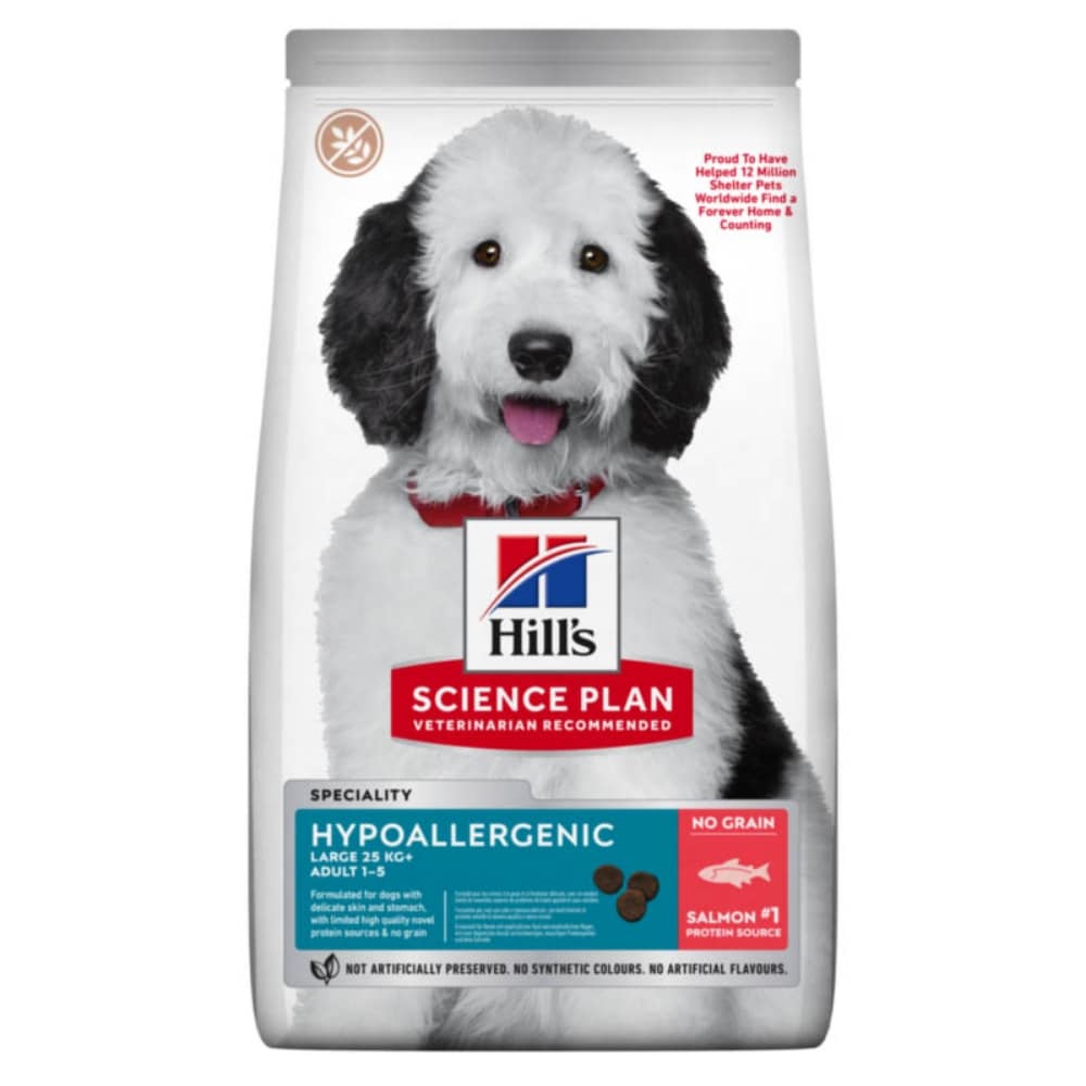 Hills Science Plan Hypoallergenic Large Breed Adult Trockenfutter mit ...