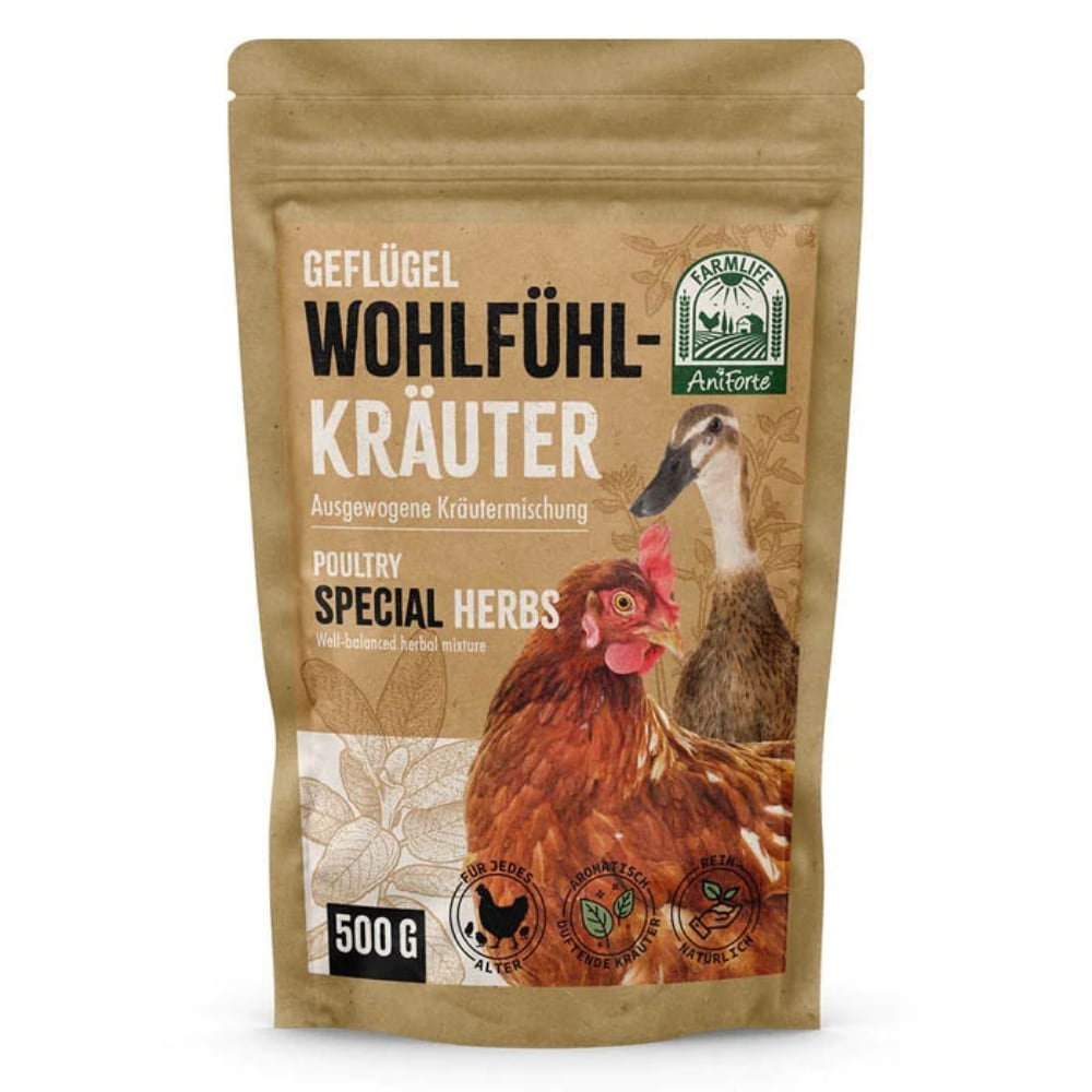 AniForte FarmLife Geflügel Wohlfühl-Kräuter 500 g