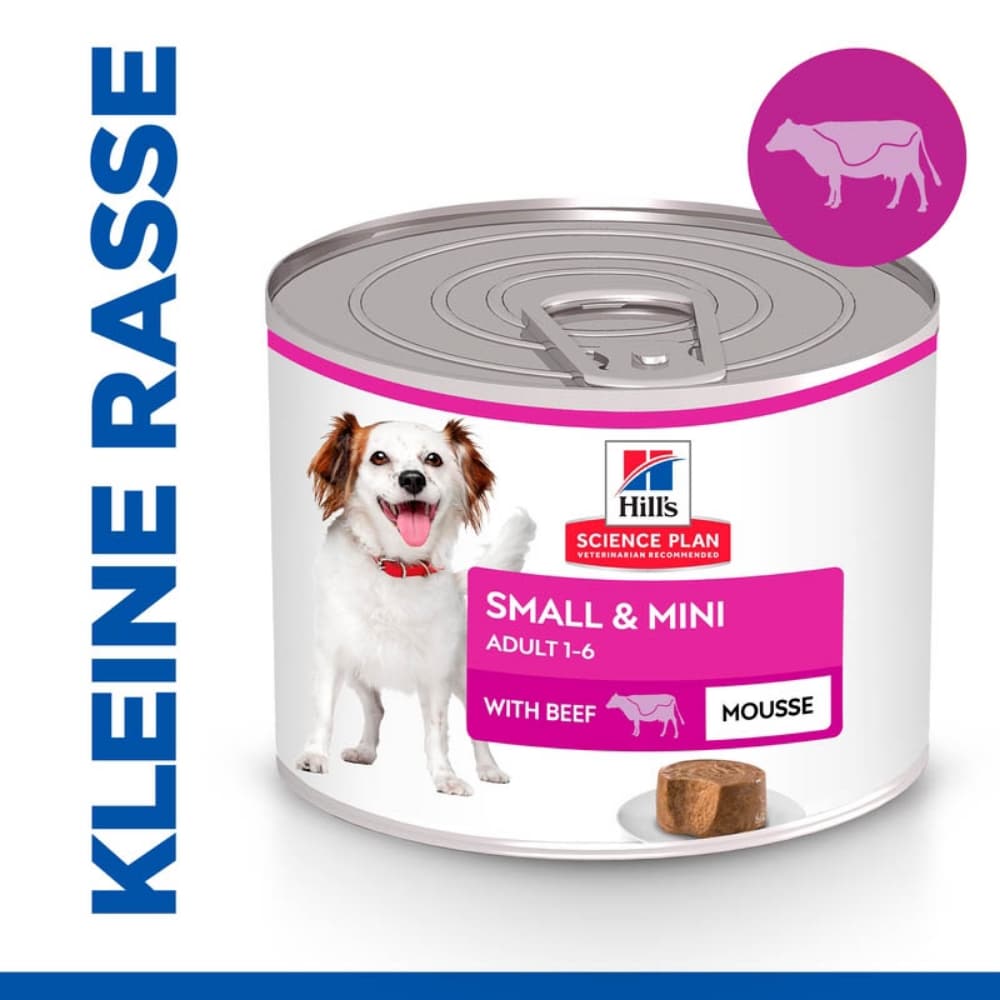 Hills Science Plan Small & Mini Adult Mousse für Hunde mit Rindfleisch_2
