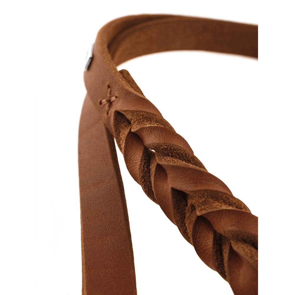 Hunter Verstellbare Führleine Solid Education cognac_3