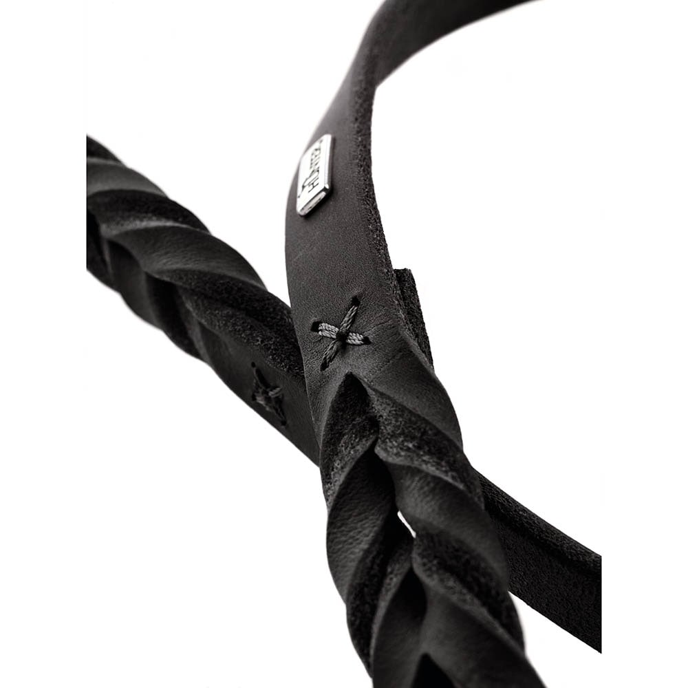 Hunter Verstellbare Führleine Solid Education schwarz_2