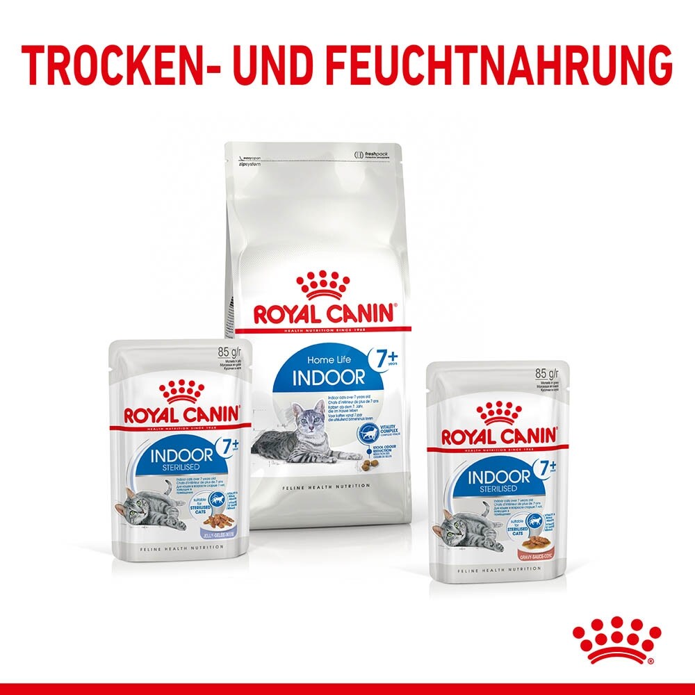 Royal Canin Indoor 7+ Sterilised in Gelee Nassfutter für Wohnungskatzen ab 7 Jahren_6