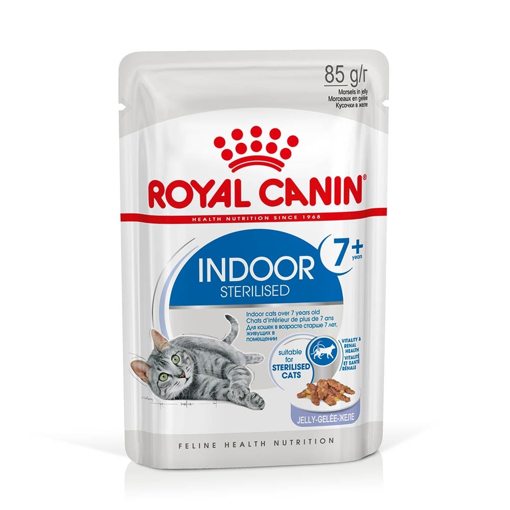 Royal Canin Indoor 7+ Sterilised in Gelee Nassfutter für Wohnungskatzen ab 7 Jahren_2