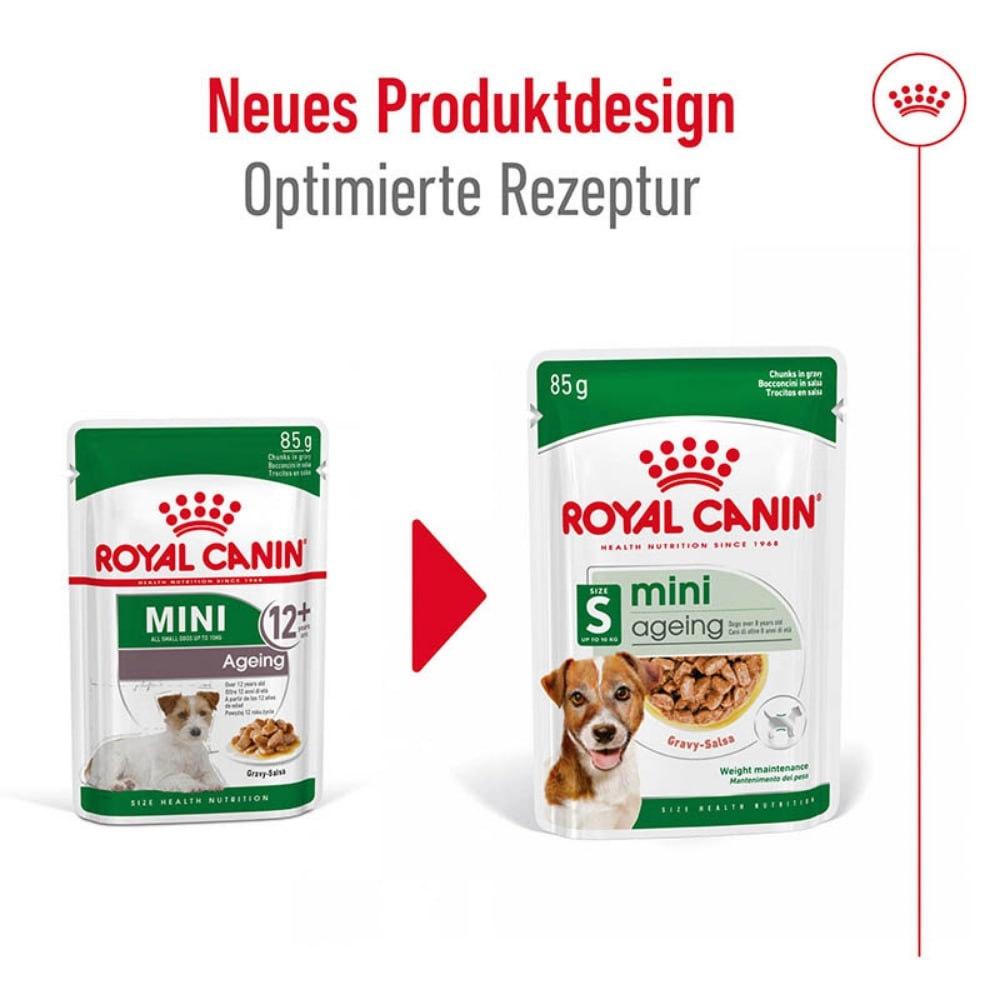 Royal Canin Mini Ageing Feuchtnahrung als Stückchen in Soße (>8. Lebensjahr)_5