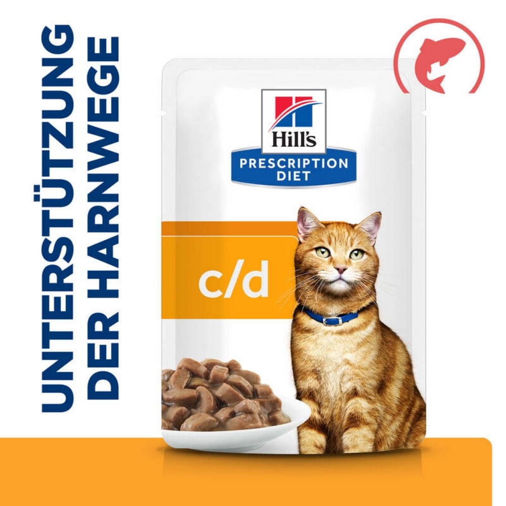 Hills Prescription Diet c/d Multicare Lachs Frischebeutel Katze_2