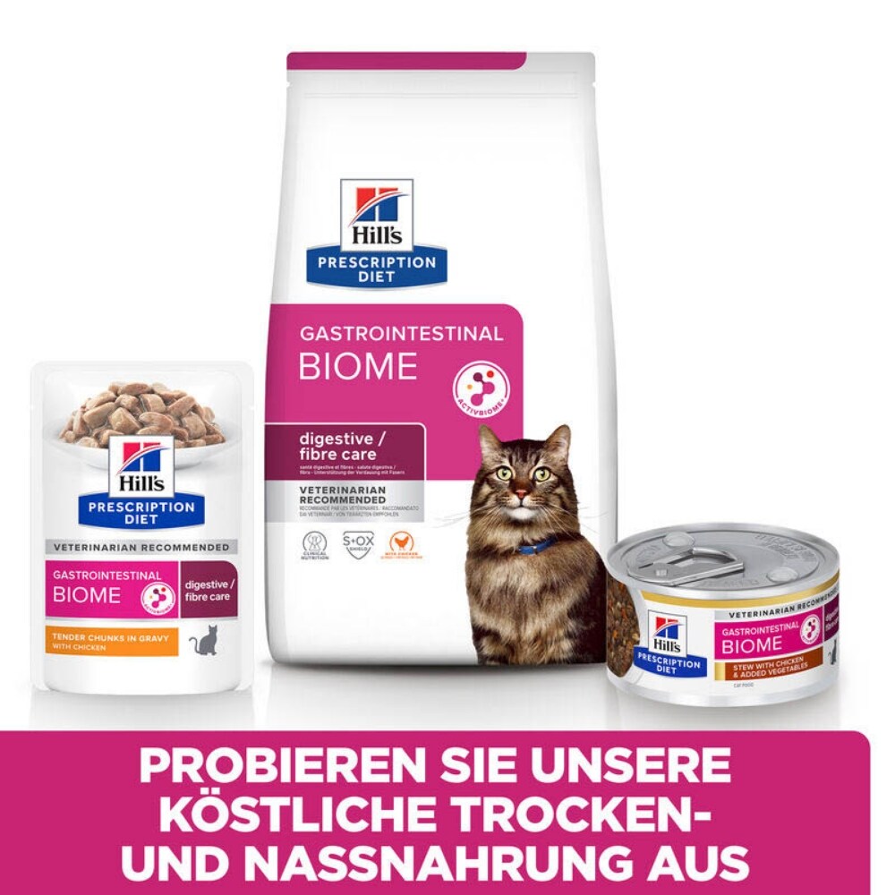 Hills Prescription Diet Gastrointestinal Biome Ragout für Katzen mit Huhn und zugefügtem Gemüse_6