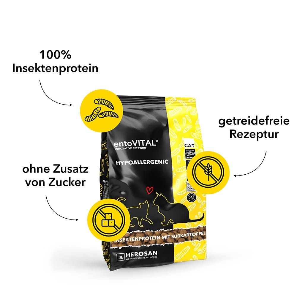 Herosan entoVITAL Cat Hypoallergenic Trockenfutter_3