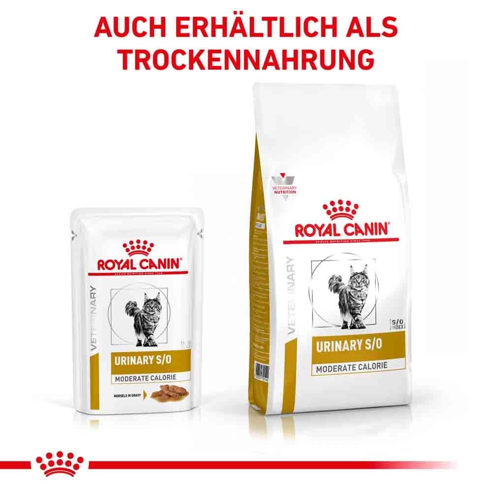 Royal Canin Veterinary Urinary S/O Moderate Calorie Nassfutter für Katzen_5