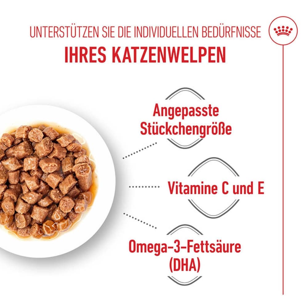 Royal Canin Kitten Nassfutter in Soße für Kätzchen_4