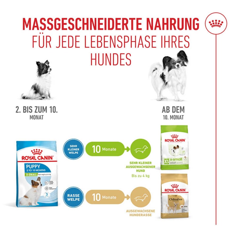 Royal Canin X-Small Puppy Trockenfutter für Welpen kleiner Hunderassen_5