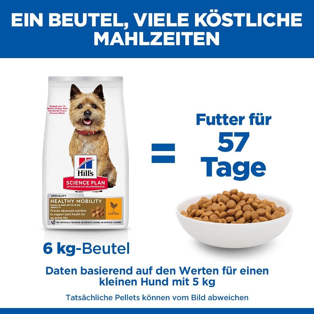 Hills Science Plan Adult Healthy Mobility Small & Mini mit Huhn Hund_4