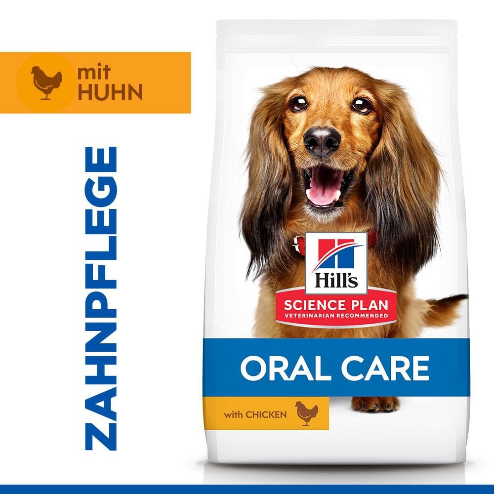 Hills Science Plan Adult Oral Care Medium Huhn Trockenfutter für Hunde_1