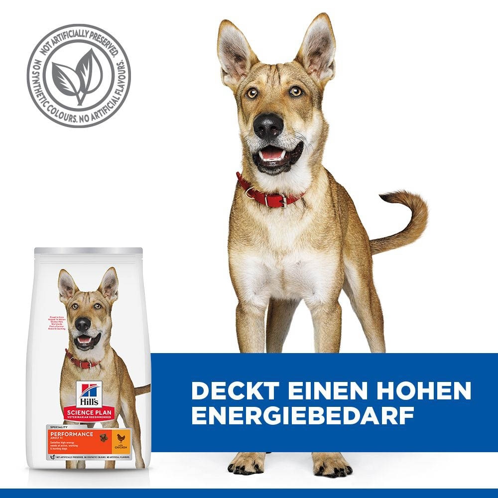 Hills Science Plan Adult Performance Huhn Trockenfutter für Hunde_3