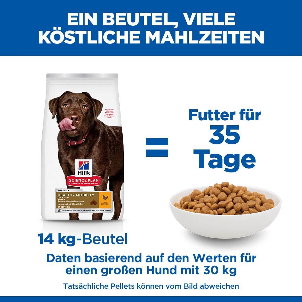 Hills Science Plan Adult Healthy Mobility Large Breed mit Huhn Hund_5