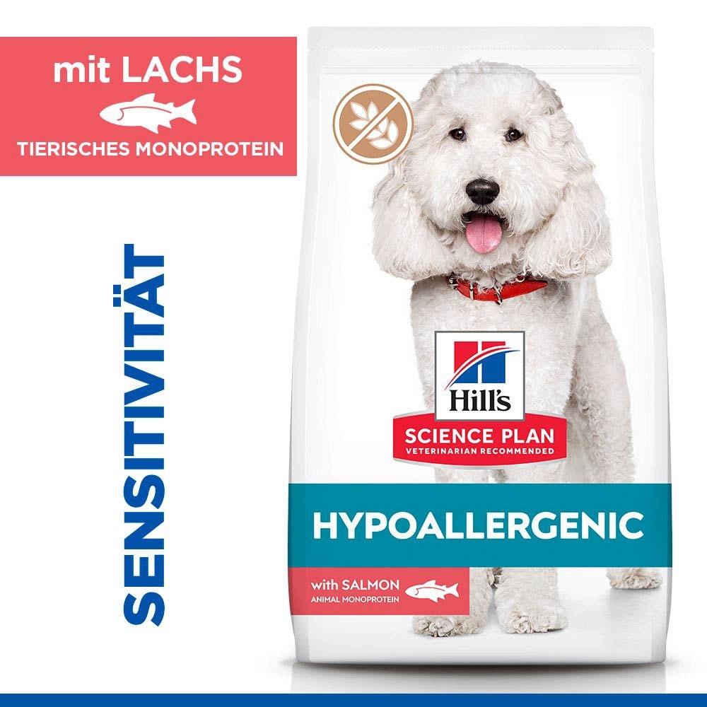 Hills Science Plan Hypoallergenic Medium Adult Trockenfutter mit Lachs_1