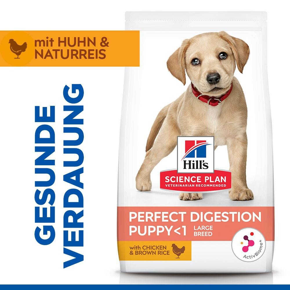 Hills Science Plan Perfect Digestion Large Breed Welpenfutter mit Huhn und braunem Reis_1